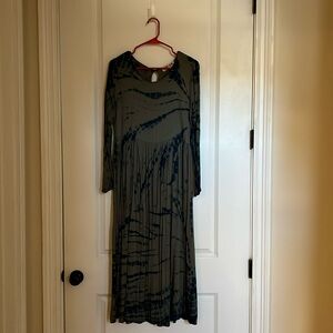 Dolan Tie Dye Dress Long/Long Sleeves